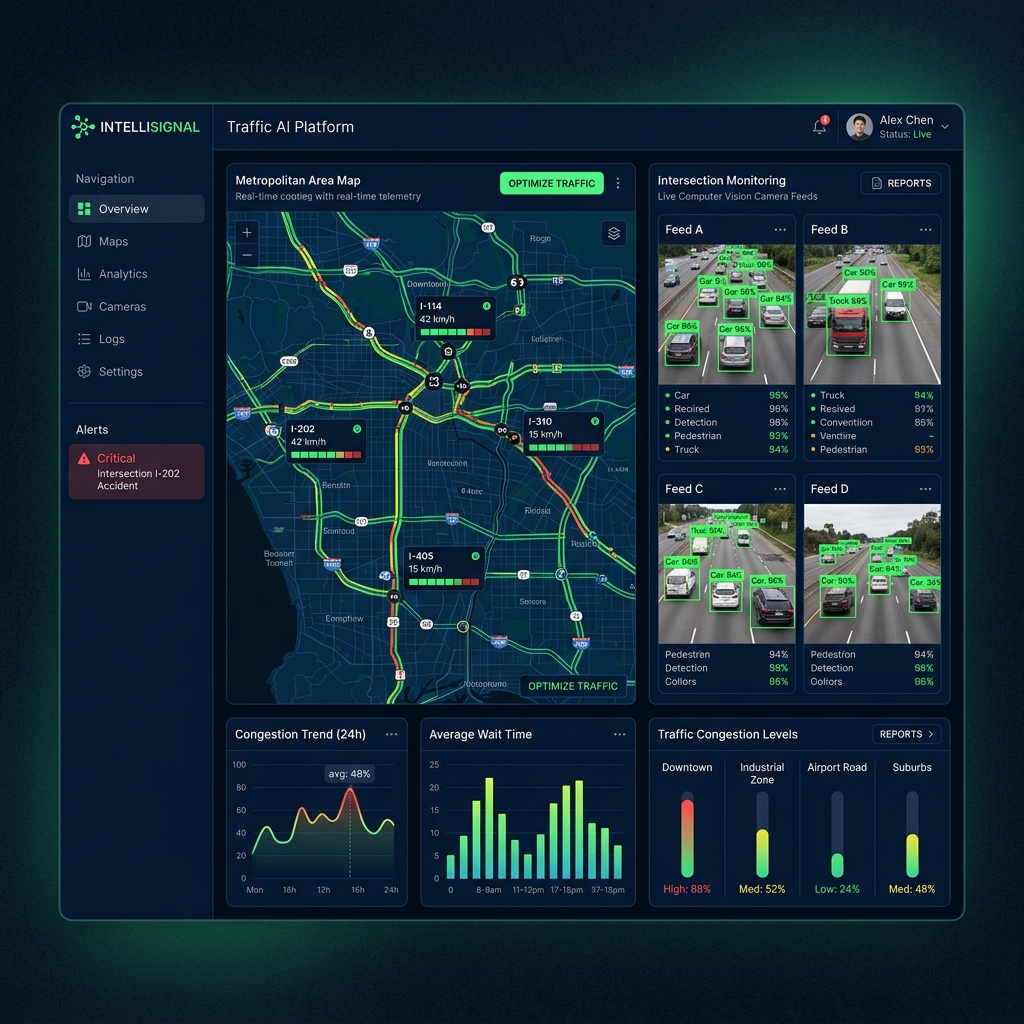 IntelliSignal dashboard preview